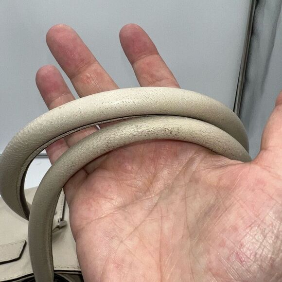 Michael Kors Hamilton Bag In Clay with Silver Hardware Lock and Key - Picture 11 of 16